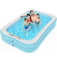 thumbnail image 1 of Piscina inflable Sumbee 262 x 175 x 51 cm, azul engrosada, 1 of 8
