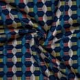 thumbnail image 6 of Fabric Mart Direct Blue & Red Fabric by the Yard, 55 inches or 140 cm Width Blue Velvet Fabric, 2 Continuous Yards Jacquard Velvet Fabric, Upholstery Fabric, Fabric For Curtains, Fabric For Pillows, 6 of 7