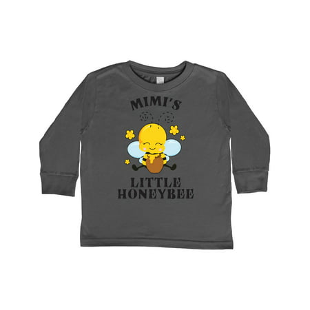 

Inktastic Cute Bee Mimi s Little Honeybee with Stars Gift Toddler Boy or Toddler Girl Long Sleeve T-Shirt