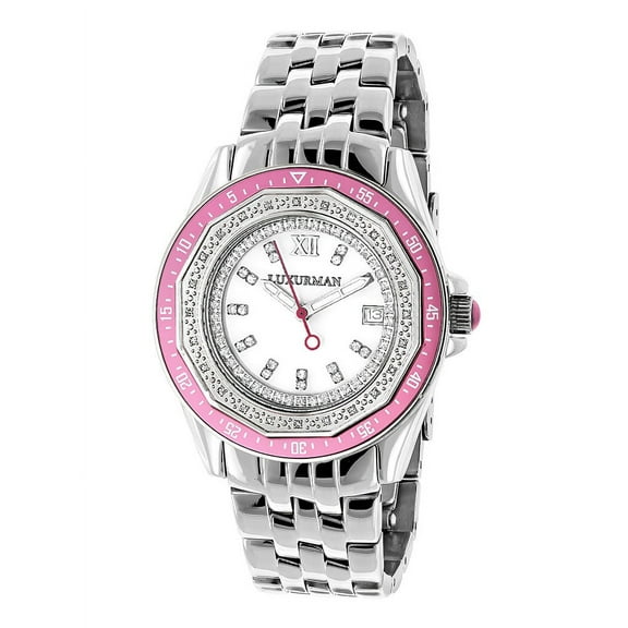 Womens Diamond Pink Watch 0.25ct