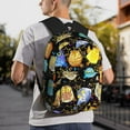 thumbnail image 6 of Pofeuu Cartoon Bird Owl Print Laptop Backpack Travel Canvas Backpack for School Lightweight and Comfortable Backpack College Backpack Schoolbag, 6 of 6
