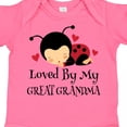 thumbnail image 4 of Inktastic Loved by My Great Grandma Girls Baby Bodysuit, 4 of 5