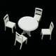 thumbnail image 2 of 5 Unids de Comedor Silla Modelo Conjunto 1:20 Casa Miniatura Mini Muebles de Juguete CUTICAT  Mesas y sillas en miniatura, 2 of 8