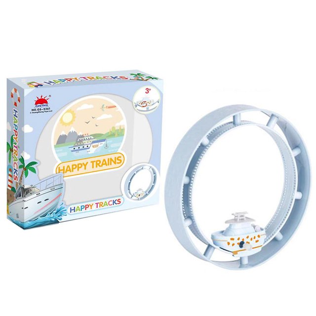 Cruise ship Mesa de juguetes interactiva, juego de pista de plástico portátil, juguete para aliviar el aburrimiento