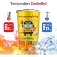 thumbnail image 3 of School Bus Driver Gifts, School Bus Tumbler with Straw and Lid 20oz, Best Bus Driver Appreciation Gifts, Bus Driver Back to School Retirement Gifts, Stainless Steel Coffee Tumbler Cup for Men Women, 3 of 6