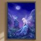 thumbnail image 1 of Cuadros Decorativos 5D bricolaje taladro redondo completo diamante pintura hada Kit hogar decoración arte artesanía Wdftyju embutido en tela, 1 of 8
