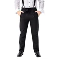 thumbnail image 3 of Pantalones de disfraz de cosplay retro medieval de los años 70, 80 y 90, monos steampunk, pantalones para hombres adultos, disfraces de carnaval de Halloween, 3 of 5