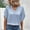 Light Blue tops for women, variant on Wycnly Womens Blouses and Tops Dressy Fashion Lace Trim Lightweight Loose Pullover Shirts 2024 Summer V-Neck Elbow-Length Solid Casual Blouses Red XL