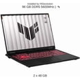 thumbnail image 4 of Laptop Gamer ASUS TUF A16 FA608UP 16" FHD+ 165Hz | Ryzen AI 9 270 | 32GB RAM | 1TB SSD | RTX 5070 8GB | Win11 | Teclado Iluminado | Jaegar Gray, 4 of 6