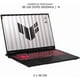 thumbnail image 4 of Laptop Gamer ASUS TUF A16 FA608UP 16" FHD+ 165Hz | Ryzen AI 9 270 | 32GB RAM | 1TB SSD | RTX 5070 8GB | Win11 | Teclado Iluminado | Jaegar Gray, 4 of 6