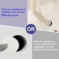 thumbnail image 6 of Wall Split Flange 2.1" (53mm), Round Detachable Escutcheon Plate Buckles Water Pipe Cover, White 2Pcs, 6 of 7