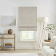 thumbnail image 4 of Eclipse Drew Textured Solid, 100% Total Blackout, Cordless Roman Shade, Linen, 36 x 64, 4 of 11