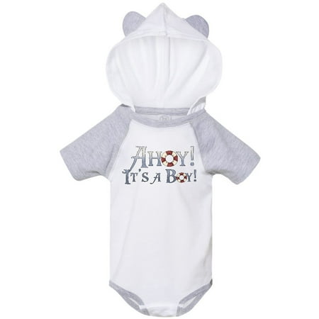 

Inktastic Ahoy It s a Boy Gift Baby Boy Bodysuit