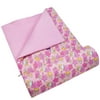 Wildkin Kids Sleeping Bag, Toddler Girls, 57 x 30 inches, Fairies, Pink