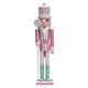 thumbnail image 4 of Figura de cascanueces Figura de cascanueces de Navidad Accesorios para fotografías Manualidades Decoración navideña Escultura para fiesta Sala de Rosa, 4 of 9