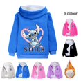 thumbnail image 2 of Ropa de Disney para niños, abrigo cálido de invierno, sudaderas con capucha 100% de algodón para niños, jersey con patrón de dibujos animados, sudadera de punto de figura de Anime, 2 of 5