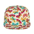 thumbnail image 2 of Fotbe Colorful Butterflies Flat Bill Visor Cap Classic Snapback Hat Polyester Foam Trucker Hat Trucker Cap Adjustable Baseball Cap, 2 of 9