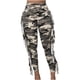 thumbnail image 2 of ICHUANYI Clearance Fashion Women's Sexy Skinny Camouflage Fringed Bandage Trousers(Khaki, XXL) ICHUANYI WER2023081403252, 2 of 9