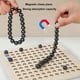 thumbnail image 3 of Juego de ajedrez magnético, tablero de ajedrez portátil, juego de ajedrez con piedras magnéticas para 2 personas, 3 of 8