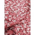thumbnail image 4 of Bellella Robe Midi d'Été pour Femmes Col en V Robe d'Été Imprimé Floral Robes Évasées Respirantes Manches Courtes Boho Rouge TG, 4 of 6