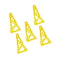 thumbnail image 1 of 5 Pièces 9" PE Sport Formation Sport Formation Trafic Cône pour le Football Basket-Ball Jaune, 1 of 9