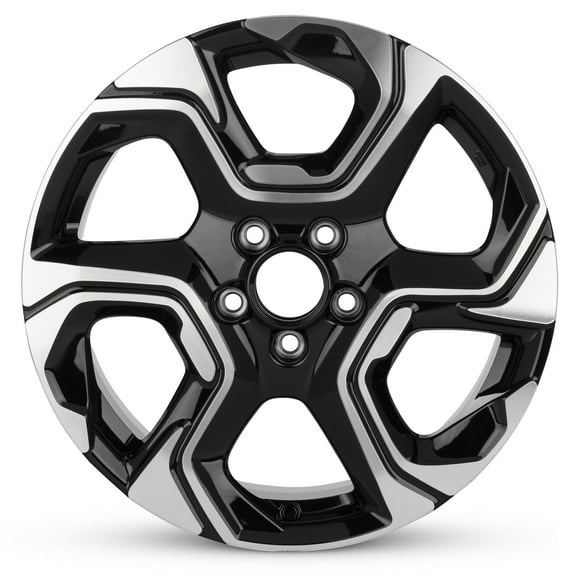 For 2017-2019 Honda CR-V 18 Inch Machined Face with Painted Inlay Black Rim - OE Direct Replacement - Road Ready Car Wheel