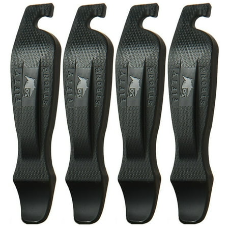 50 Strong Bike Tire Lever - Set of 4 Easy Grip Bicycle Levers - Snap Together For Storage (Best Way To Store Ties)