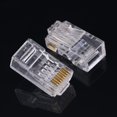 thumbnail image 4 of FLAMEEN 100 PCS/LOT LAN Connector, Ethernet Connector, For Cat6 Cat 6a Solid/stranded Network Cable Heads Home Use, 4 of 8