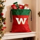 thumbnail image 4 of Bolsa de regalo navideña con cordón, 26 letras, poliéster rojo, 30 x 38 cm | Bolsa reutilizable para dulces navideños, pequeña bolsa para envolver regalos, organizador de decoración festiva, 4 of 6