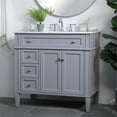thumbnail image 2 of Elegant Kitchen and Bath 36 inch Single bathroom vanity in Grey, 2 of 16