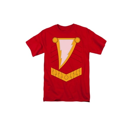 Justice League Of America DC Comics Shazam Armor Costume Adult T-Shirt