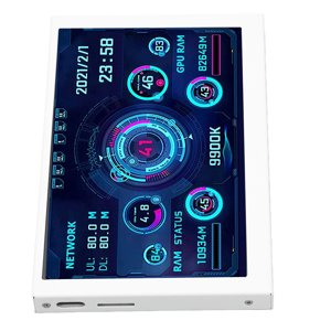1 cm IPSUSB Mini Écran,5in Moniteur informatique Temp PC Affichage de température Inch Ordinateur Temp Monitor Classe Principales caractéristiques