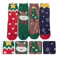 thumbnail image 4 of Christmas Stockings Thickened Warm Stockings for Wearing 4Pairs, 4 of 5