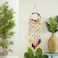 thumbnail image 2 of DecMode 12"W, 49"H Metal Bohemian Wall Decor, Multi Colored, 1-Piece, 2 of 9