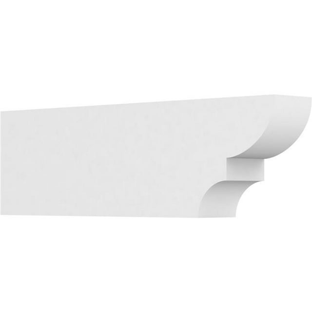 Ekena Millwork RFTP03X06X20RID 6 x 3 x 20 in. Standard Ridgewood Architectural Grade PVC Rafter Tail
