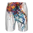 thumbnail image 3 of Pofeuu Colorful Floral Jellyfish Prin Men's Swim Trunks Quick Dry Bathing Suit Swimming Board Shorts Mesh Lining Beach Swimwear-3X-Large, 3 of 6