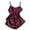 Wine, variant on Lindreshi Womens Pajamas Sets Satin Silk Pajamas Bow Nightdress Lingerie Women Underwear Sleepwear Satin