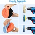thumbnail image 4 of 6 Inch Car Polishing Pads 9PCS Kit, Car Foam Sponge Pads Wool Bonnet Pads with, 4 of 4