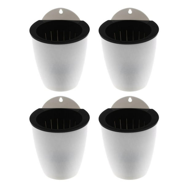 4 Paquetes de Decoración Fuerte de Maceta para Macetas para Colgar Riego Automático