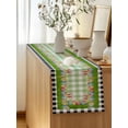 thumbnail image 5 of Table Runner 70 Inches Long for Kitchen Dining, Happy Easter Dresser Scarf Farmhouse, Dining Table Decorations for Wedding/Parties, Spring Bunny Ears Eggs Buffalo Checkered 13 x 70 In, 5 of 8