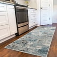 thumbnail image 2 of Concord Global Barcelona Collection Soho Area Rug 2'3"x7'3" - Ivory/Blue, 2 of 5