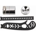 thumbnail image 1 of ZOUSSIQI Multifunctional Drawing Ruler Black Iron Versatile Drawing Ruler Tool Innovative Painting Magnetic Compass Measurement CA919-34416, 1 of 8