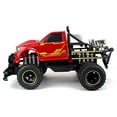 thumbnail image 3 of Jungle Fire TG-4 Dually Rechargeable RC Monster Truck Big 1:12 Scale RTR w/ Working Headlights, Dual Rear Wheels (Colors May Vary), 3 of 6