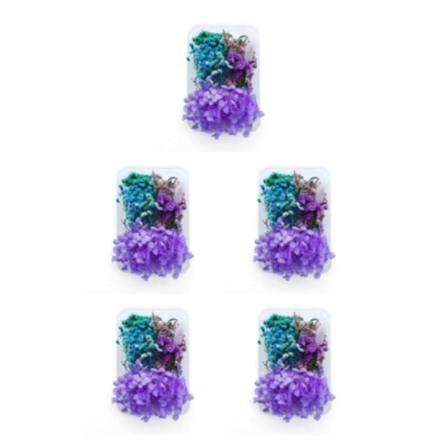 Kearding Plantas de flores secas Fabricación de velas Artesanías hechas a mano Hogar Decoración de la boda Colgante Collar Anillo de joyería Type1 NO1
