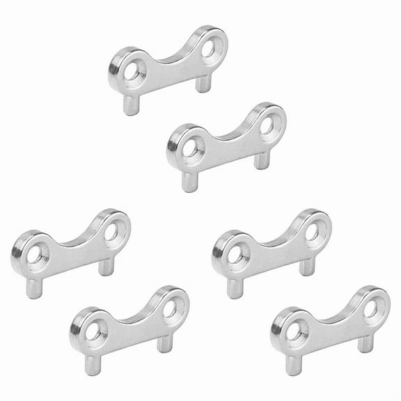6 PCS Marine Boat Gas Cap Key Stainless Steel Gas Water Fuel Tank Fill Filler Tool Marine Yacht Boat Accessories