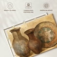 thumbnail image 6 of Elephant Stock Woven Vessels Ii Wall Art - Horizontal Canvas Wall Art - Living Room Wall Decor - Our America Canvas - Beige And Brown Decor By Albena Hristova - 12" x 8", 6 of 8