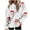White, variant on Lorytime Christian Hoodies for Women Christmas Santa Claus Print Sweatshirt Long Sleeve Pullover Drop Shoulder Loose Tops