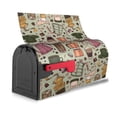 thumbnail image 3 of Bingfone Coffee Makers Macaroons Chocolate Magnetic Mailbox Cover Standard Size For Garden Yard Outdoor Decorations-21x18 In, 3 of 7