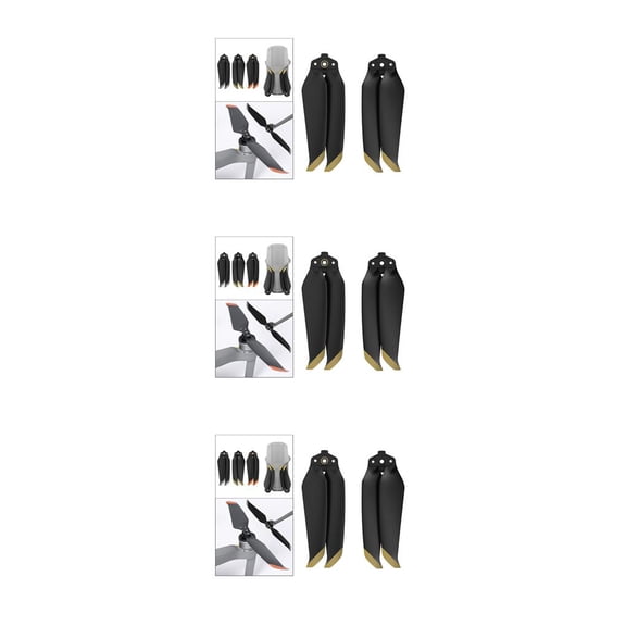 Hélices Vogacara 7238F de bajo ruido para dron 2S 1 par dorado