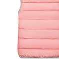thumbnail image 4 of Fshiont Women's Puffer Vest Zip Up Quilted Padded Winter Hooded Vest Warm Jacket Outerwear Vest Pink 2XL, 4 of 5